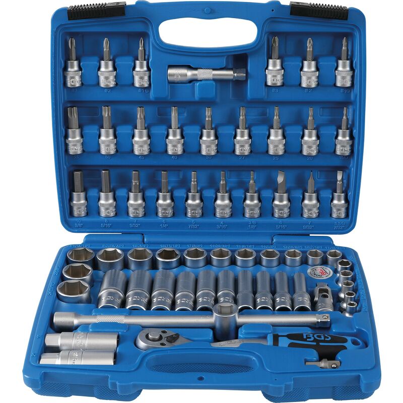 foto del prodotto serie di bussole esagonali 10 mm 3 8 61 pz.