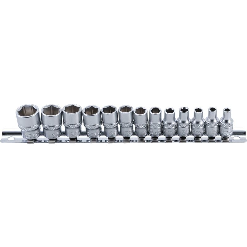 foto del prodotto serie di bussole, esagonali 6,3 mm 1 4 4 14 mm 13 pz.