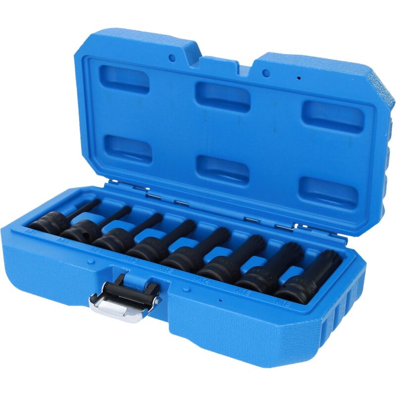 foto del prodotto serie di bussole per avvitatore a impulsi da 1 2 , xzn, 8 pz, m5 m18