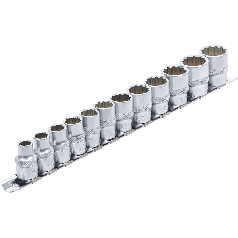foto del prodotto serie di bussole, poligonali 10 mm 3 8 8 19 mm 12 pz.