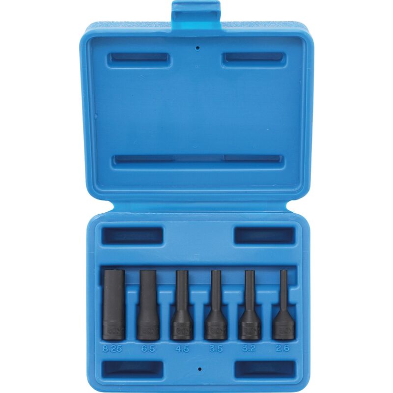 foto del prodotto serie di bussole serr.elettrodi candeletta 6,3 mm 1 4 6 pz.