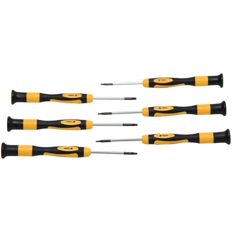 foto del prodotto serie di cacciaviti di precisione torx 6 pz.