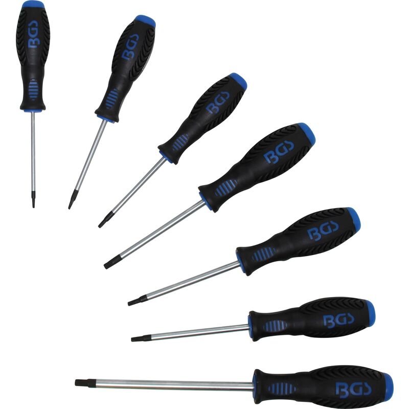 foto del prodotto serie di cacciaviti profilo a t per torx t10 t40 7 pz.