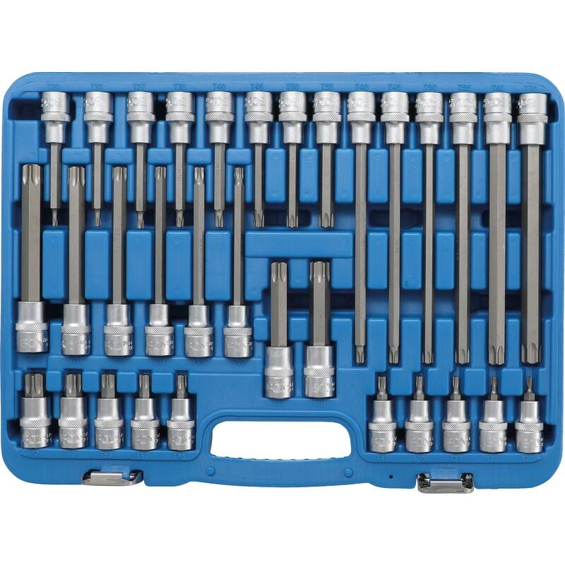 foto del prodotto serie di chiavi a bussola 12,5 mm 1 2 profilo a t per torx 32 pz.