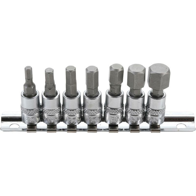 foto del prodotto serie di chiavi a bussola 6,3 mm 1 4 esagono interno 4 12 mm 7 pz.