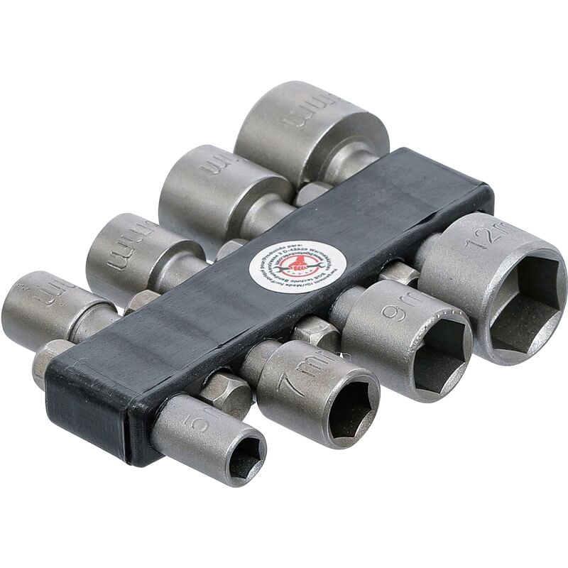 foto del prodotto serie di chiavi a bussola esagono esterno 6,3 mm 1 4 5 13 mm 8 pz.