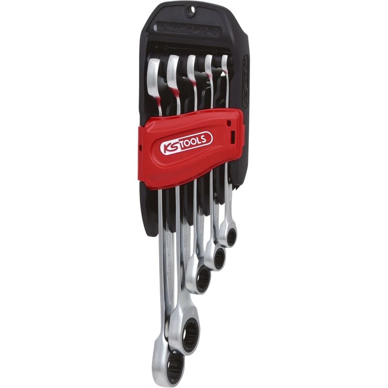 foto del prodotto serie di chiavi a cricco combinate gear 5pz.8 19mm