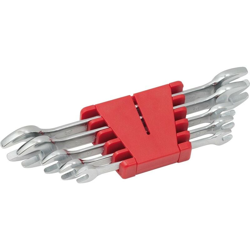 foto del prodotto serie di chiavi a forchetta doppie, 5 pz, 8 19mm