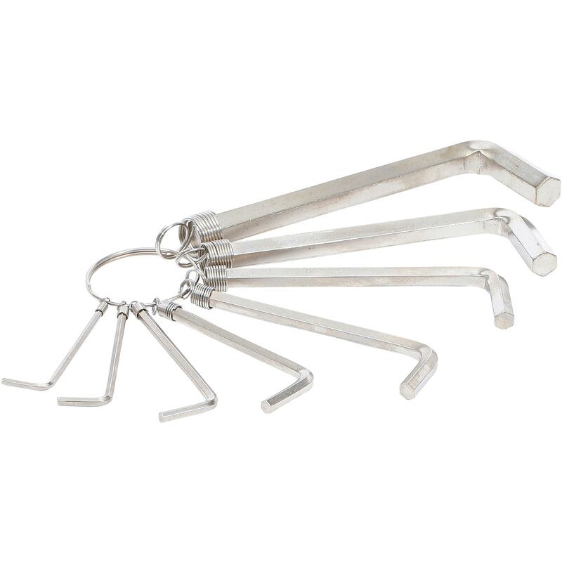 foto del prodotto serie di chiavi ad angolo esagono interno 2 10 mm 8 pz.