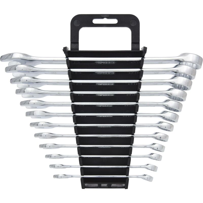 foto del prodotto serie di chiavi combinate,inclinate,12pz.8-19mm