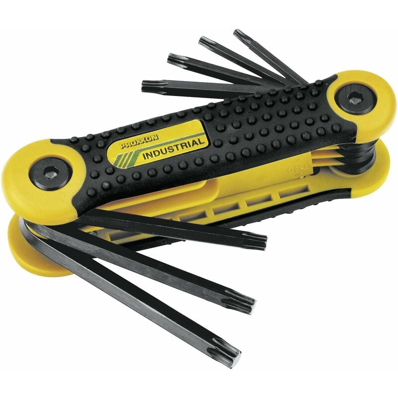 foto del prodotto serie di chiavi torx tascabili 8 pz 9 40 mm proxxon 23954