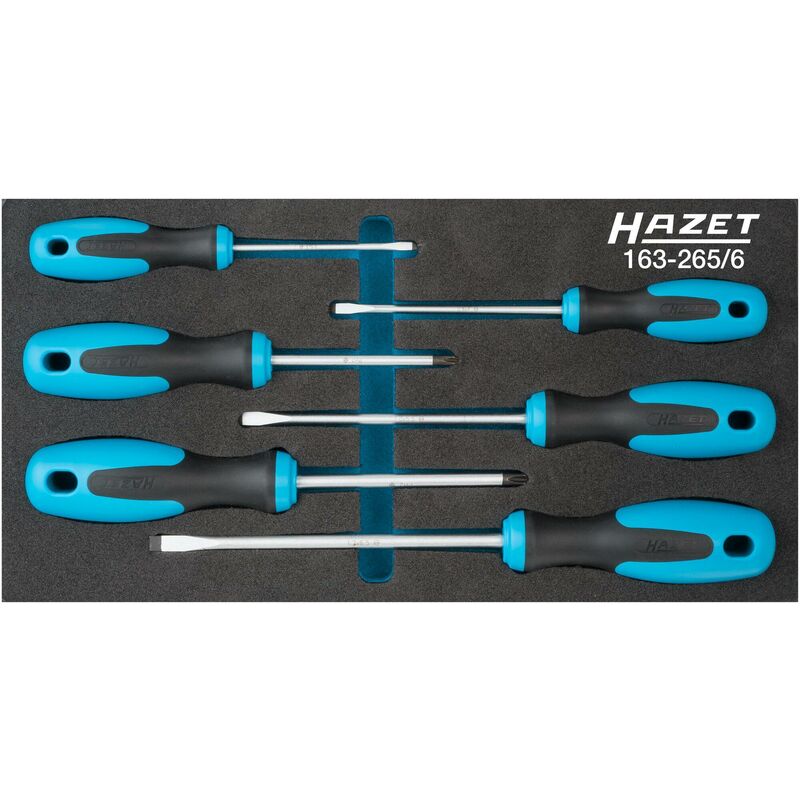 foto del prodotto serie di giraviti 163-265 6 profilo intaglio a croce ph, profilo ad intaglio 0,5 x 3 0,8 x 4 1 x 5,5 1,2 x 6,5 ph1 ph2