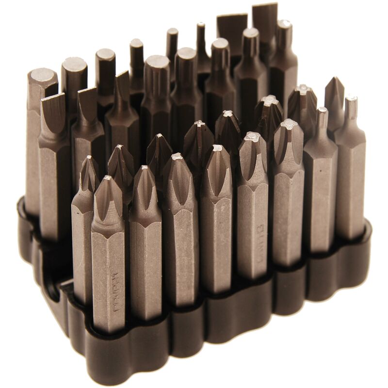 foto del prodotto serie di inserti per viti di sicurezza attacco esagono esterno 6,3 mm 1 4 33 pz.