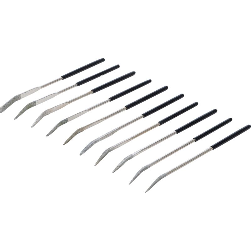 foto del prodotto serie di lime diamantate curve 140 x 3 mm 10 pz.