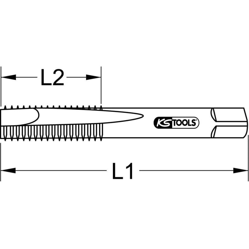 foto del prodotto serie di maschi a mano in hss co m,m12x1,75,3 pz