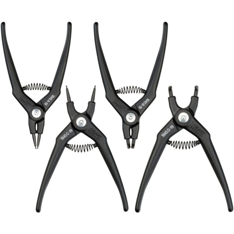 foto del prodotto serie di pinze per anelli di sicurezza 1845/4 4-pezzi