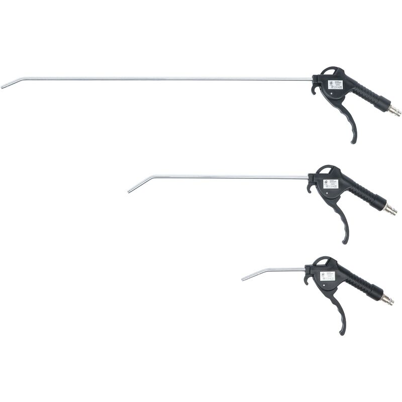 foto del prodotto serie di pistola pneumatiche per soffiaggio 110 300 500 mm 3 pz.