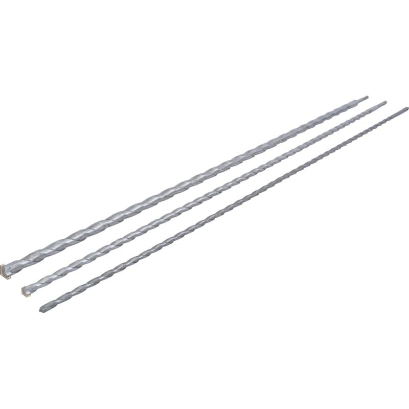 foto del prodotto serie di punte da muro stelo sds 12 16 24 mm 3 pz.