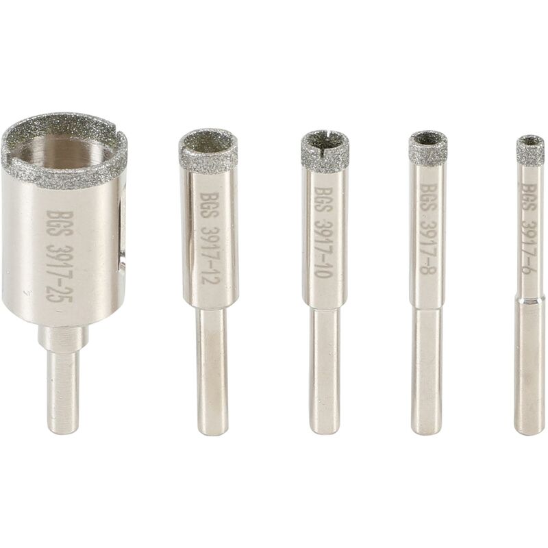 foto del prodotto serie di punte diamantate 5 pz.