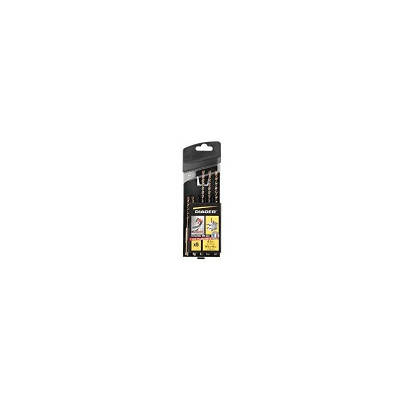 foto del prodotto serie di punte sds plus art.115c booster 5 pezzi diager