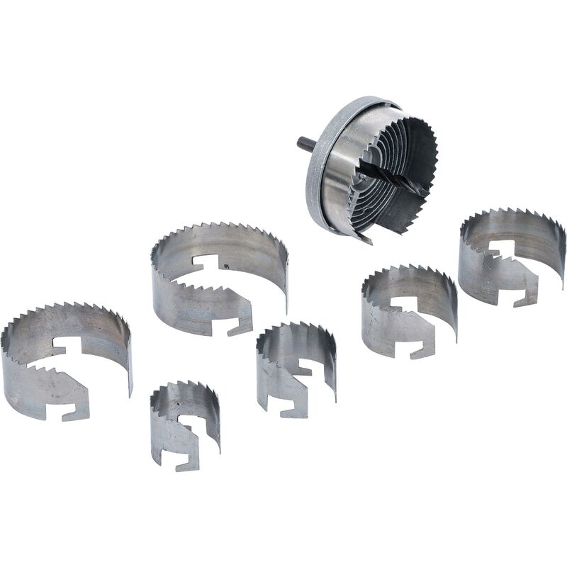 foto del prodotto serie di seghe a tazza 26 63 mm profondit 25 mm 7 pz.
