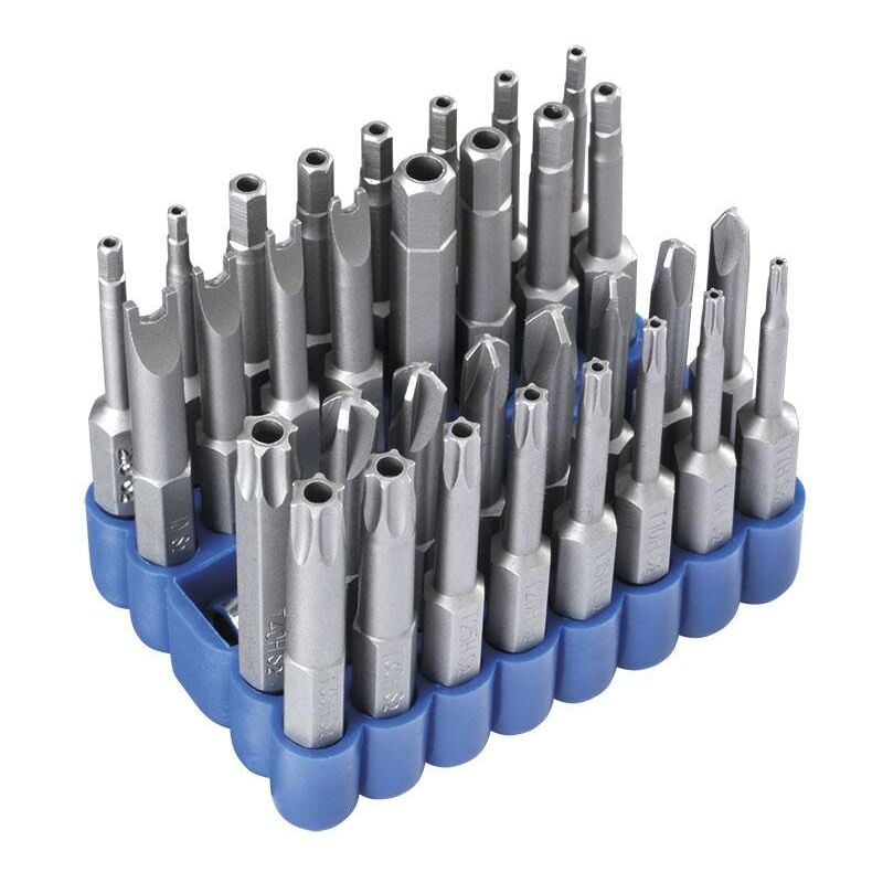 foto del prodotto serie inserti 1 4 lunghi 50 mm x trapano avvitatore fervi 0626l
