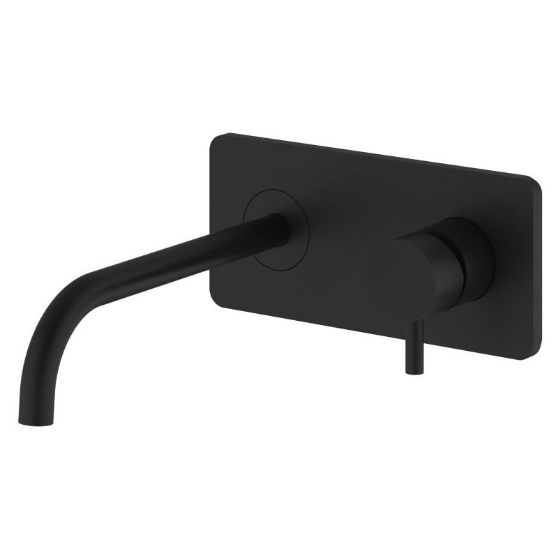 foto del prodotto serie jabil batteria miscelatore monocomando lavabo nero matt