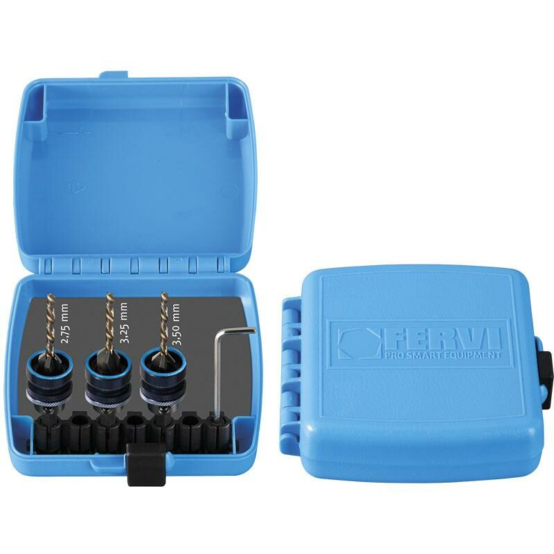 foto del prodotto serie punte con svasatore attacco 1 4'' x avvitatore fervi 0526