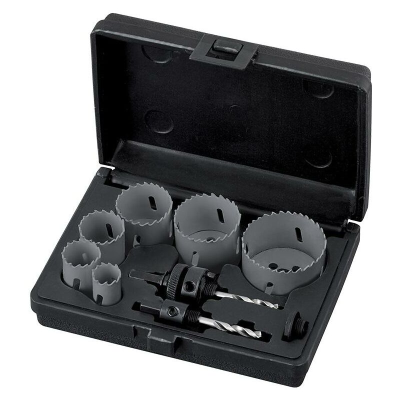 foto del prodotto serie seghe a tazza bimetalliche 22 64 mm per elettricisti fervi 0278 002s