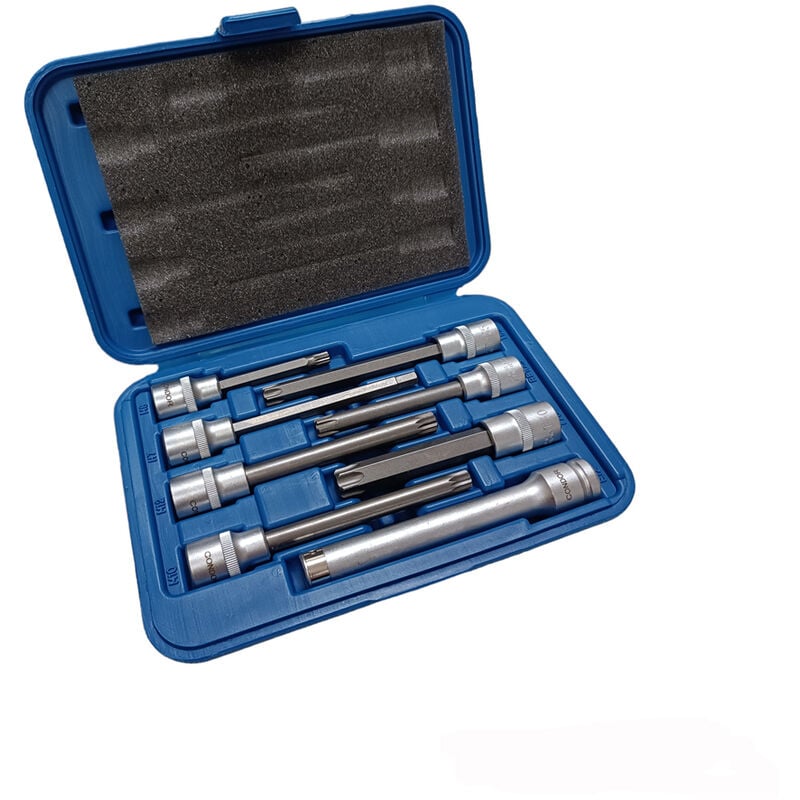 foto del prodotto serie set 8pz chiavi a bussola 1 2 inserto speciale per automotive condor