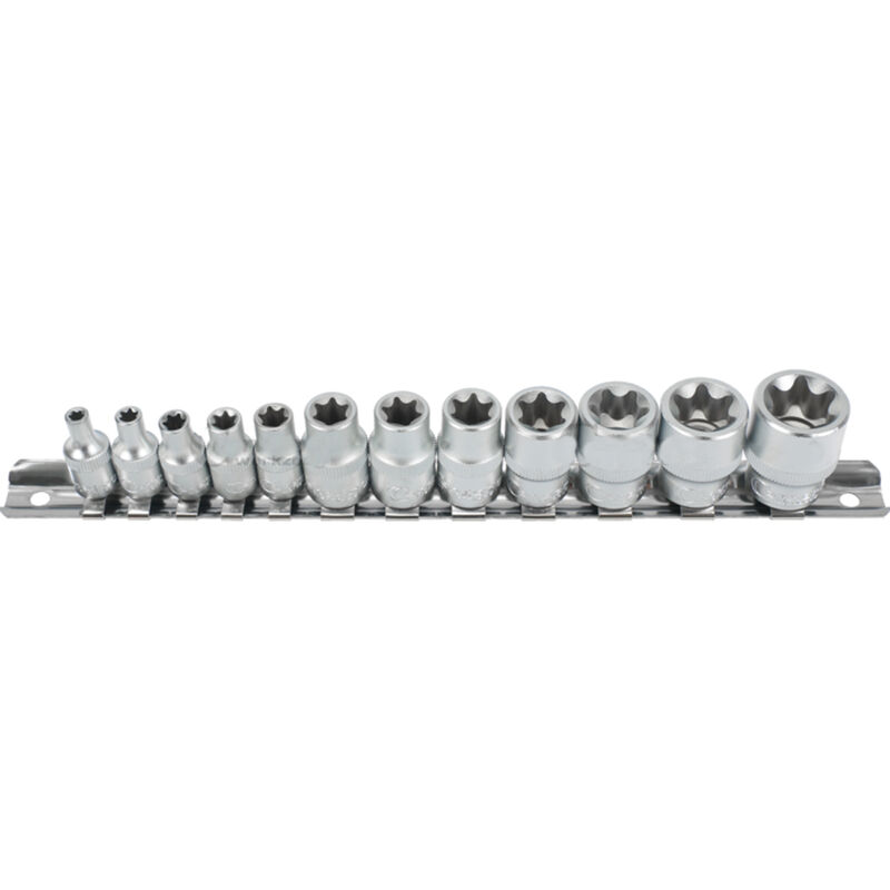foto del prodotto serie set bussole 12pz 1 4 3 8 femmina profilo torx e40 20 condor