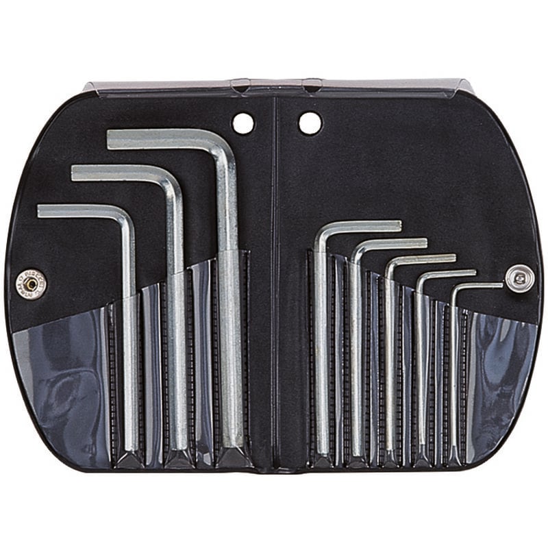 foto del prodotto serie set kit 8 pz chiavi esagonali a l usag 280 se 8 in astuccio per brugole