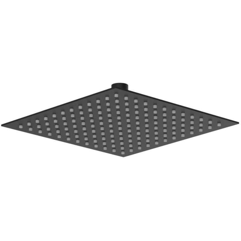 foto del prodotto serie shower program soffione doccia quadro nero matt