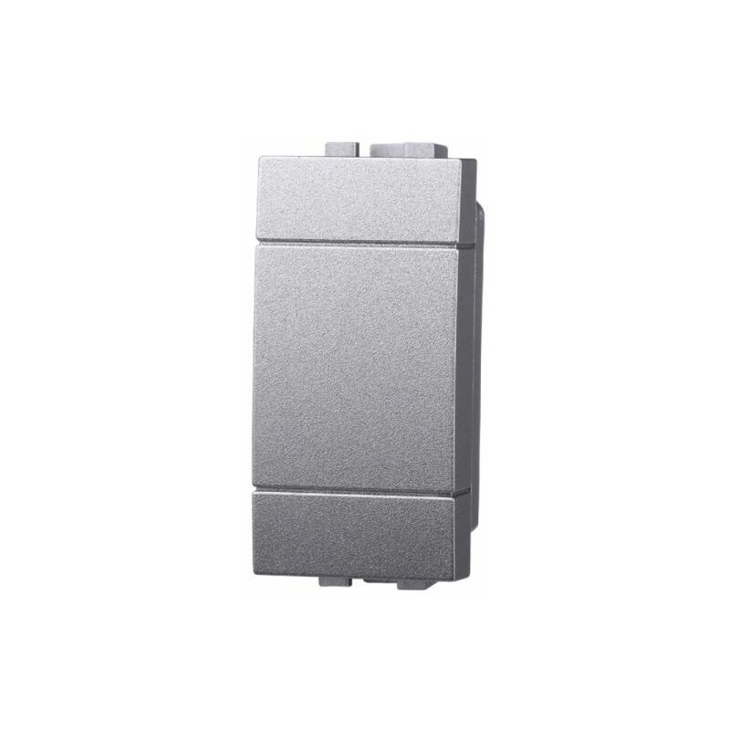 foto del prodotto serie space falso polo tappo silver tech compatibile bticino living light lg0100 ettroit