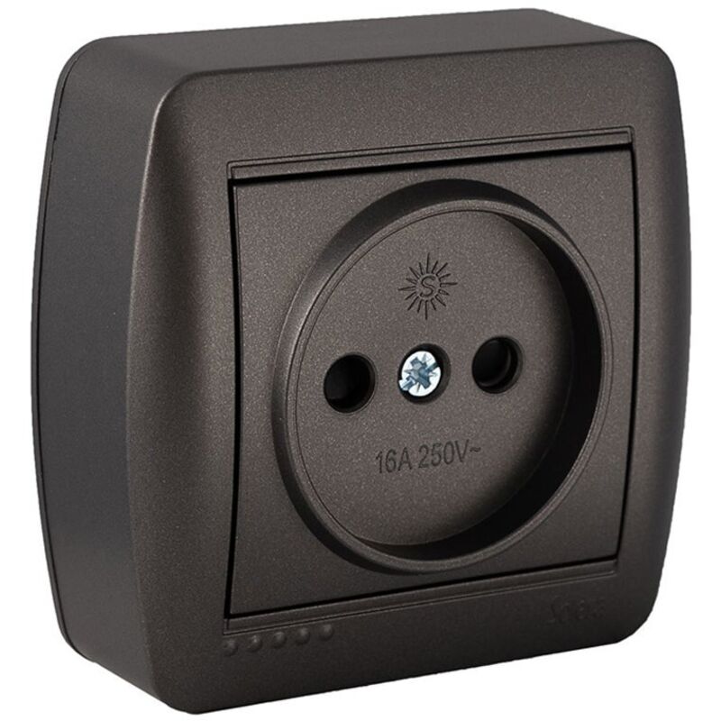 foto del prodotto serie superficie parete base fissa 2p 16a 250v