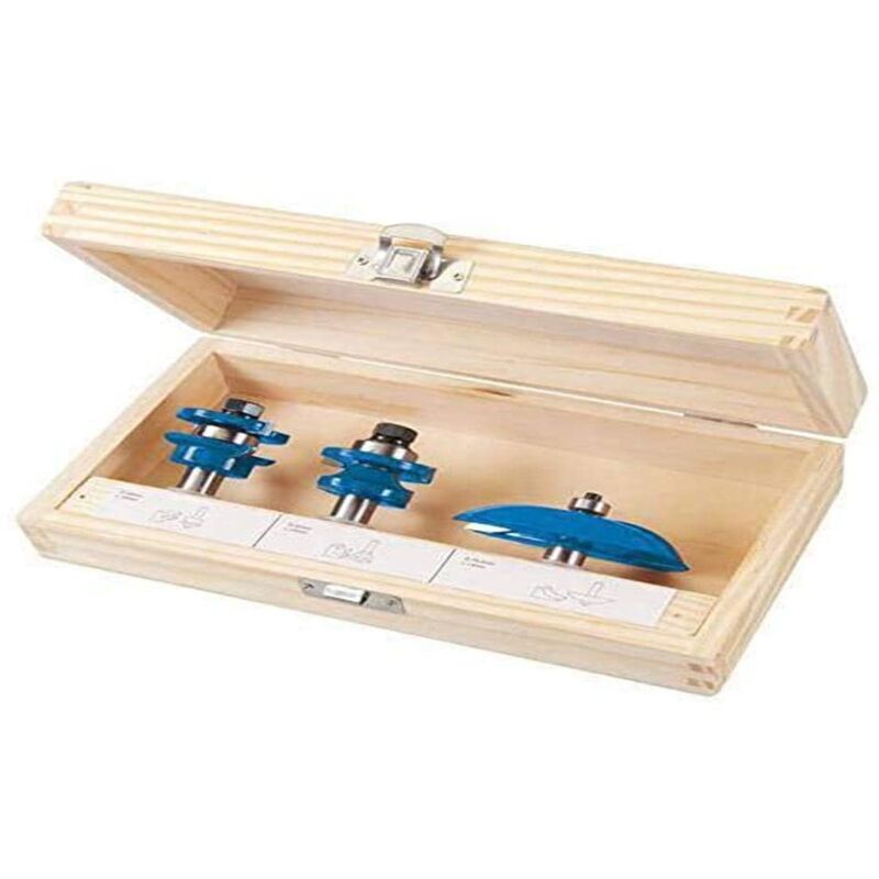 foto del prodotto serie tct fresa punta 3 pezzi silverline
