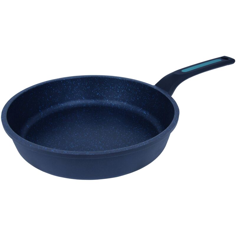 foto del prodotto serie thera padella antiaderente alluminio fuso adatto a qualsiasi cucina manico ergonomico in plastica e silicone lavabile in lavastoviglie colore