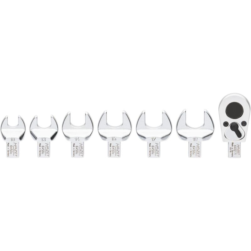 foto del prodotto serie utensile ad innesto 6450c 7 attacco quadro ad innesto 9 x 12 mm, massiccio profilo esagonale esterno, attacco quadro, massiccio, 3 8 di