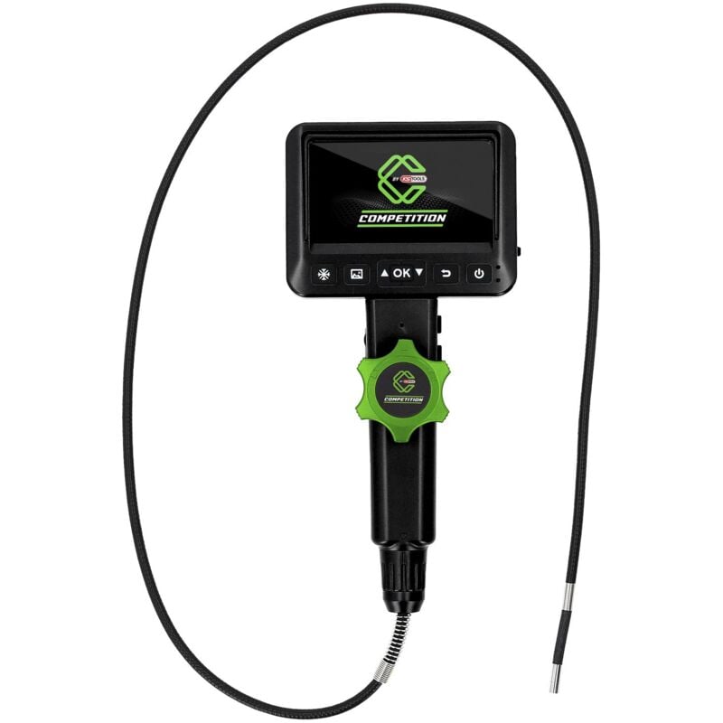 foto del prodotto serie videoscopi hd competition 6,0 mm , 180 e 0 , sonda telecamera frontale hd, guaina in pvc flessibile