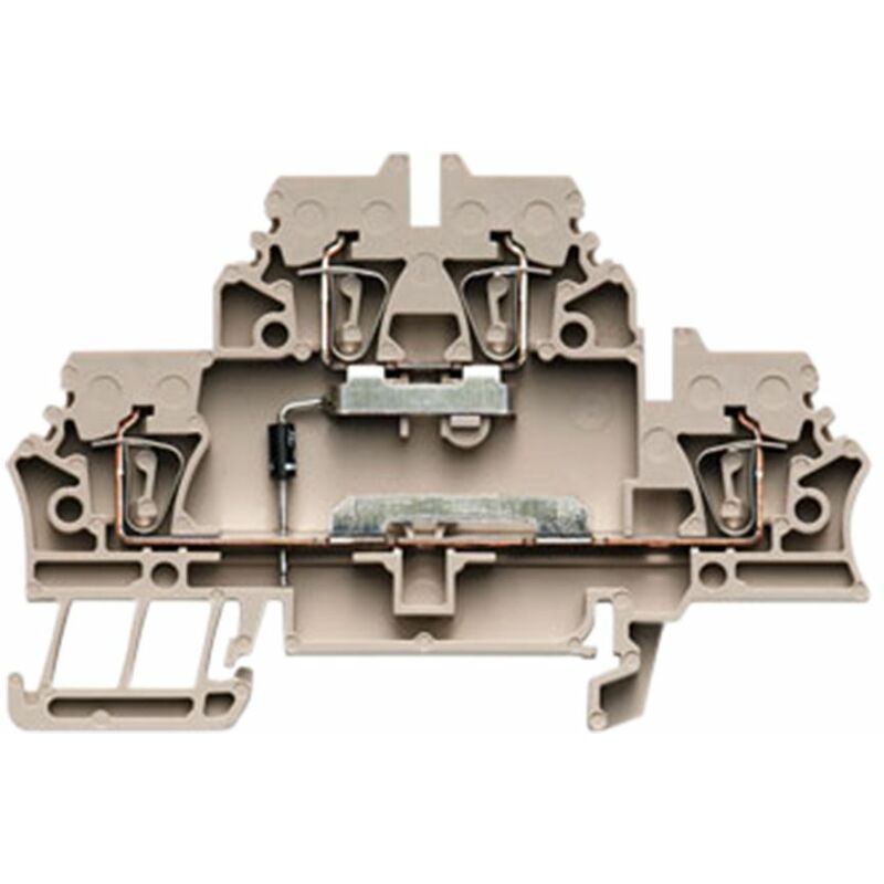foto del prodotto serie z, morsetto componibile a due piani, sezione di dimensionamento 2.5 mm