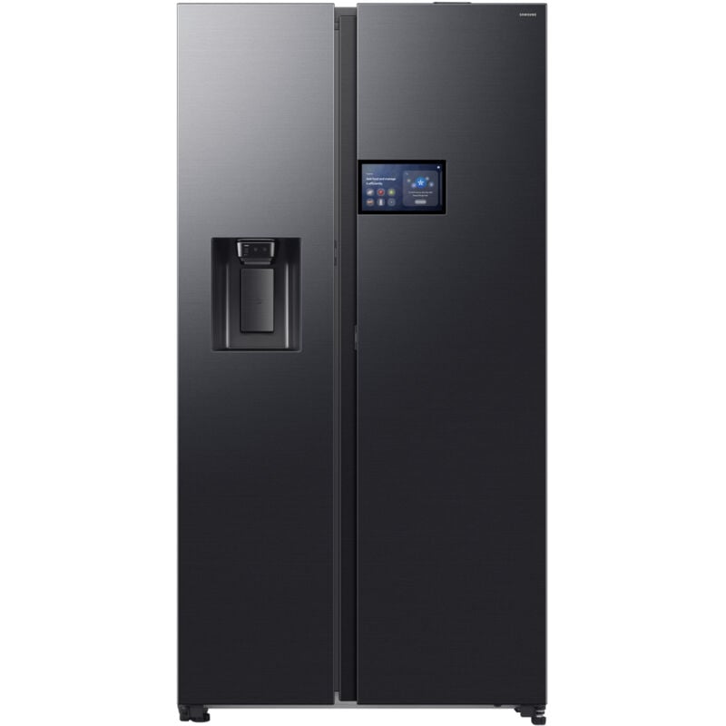 foto del prodotto series 9 frigorifero side by side ai home 621l rs90f64edfef. posizionamento dell apparecchio libera installazione, design del prodotto porta