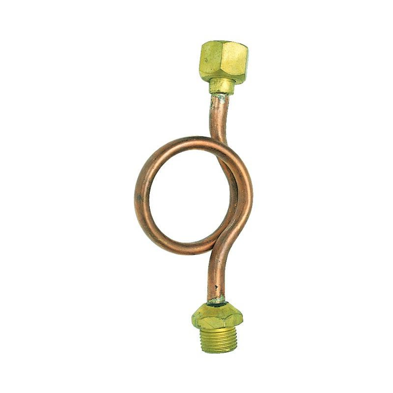 foto del prodotto serpentina in rame cromato 1/4'mf pn 30