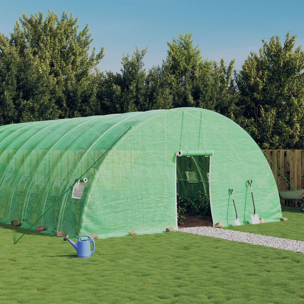 foto del prodotto serra con telaio in acciaio verde 72 m 12x6x2,85 mcod mxl 77198