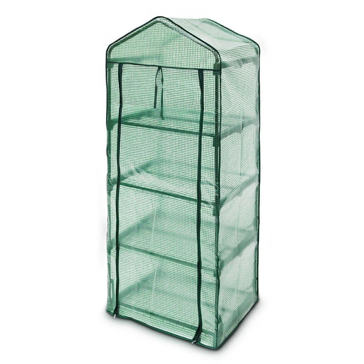 foto del prodotto serra da giardino in metallo 70 x 160 x 50 cm pianta da giardinaggio in plastica 1613004