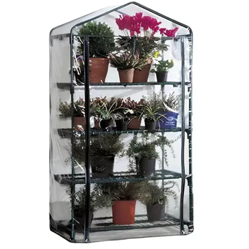 foto del prodotto serra da giardino verdemax azalea con 4 ripiani big 90x50x163 cm