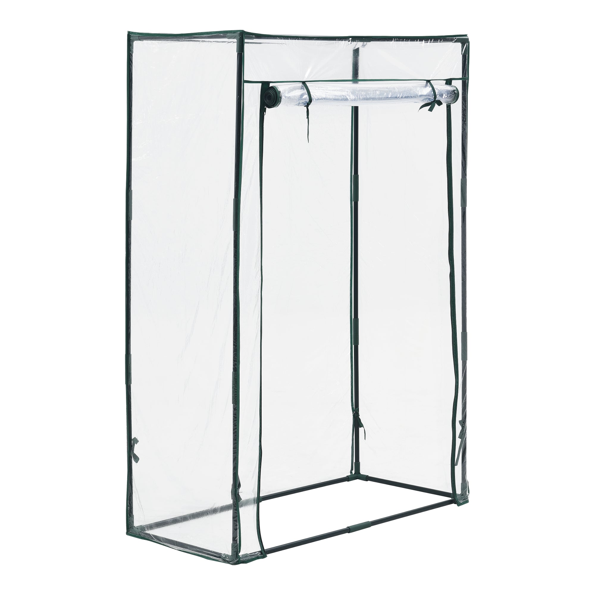 foto del prodotto serra per pomodori terzigno in acciaio e pvc con porta zip 100 x 50 x 150 cm 03 0008260