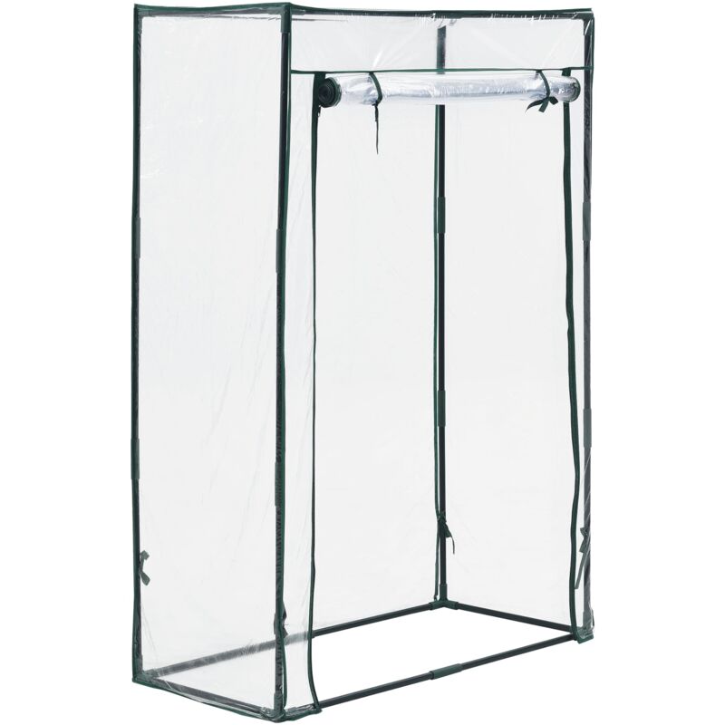 foto del prodotto serra per pomodori terzigno in acciaio e pvc con porta zip 100 x 50 x 150 cm 030008260