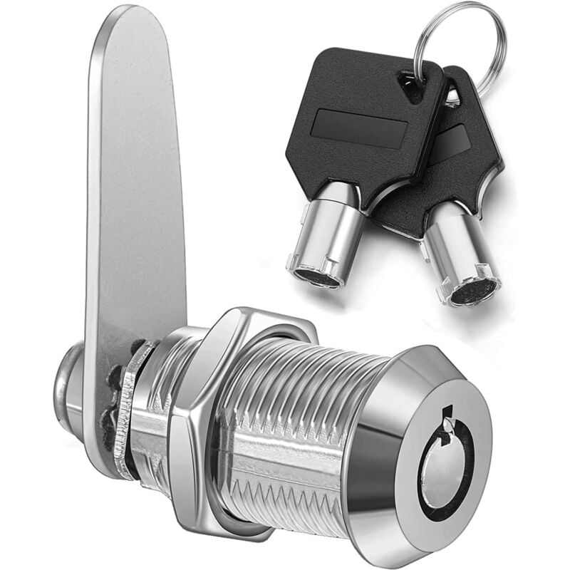 foto del prodotto serratura a camma tubolare filettata, serratura di sicurezza a cilindro per cassetta postale per porta, cassetto, armadio, cassetta postale con