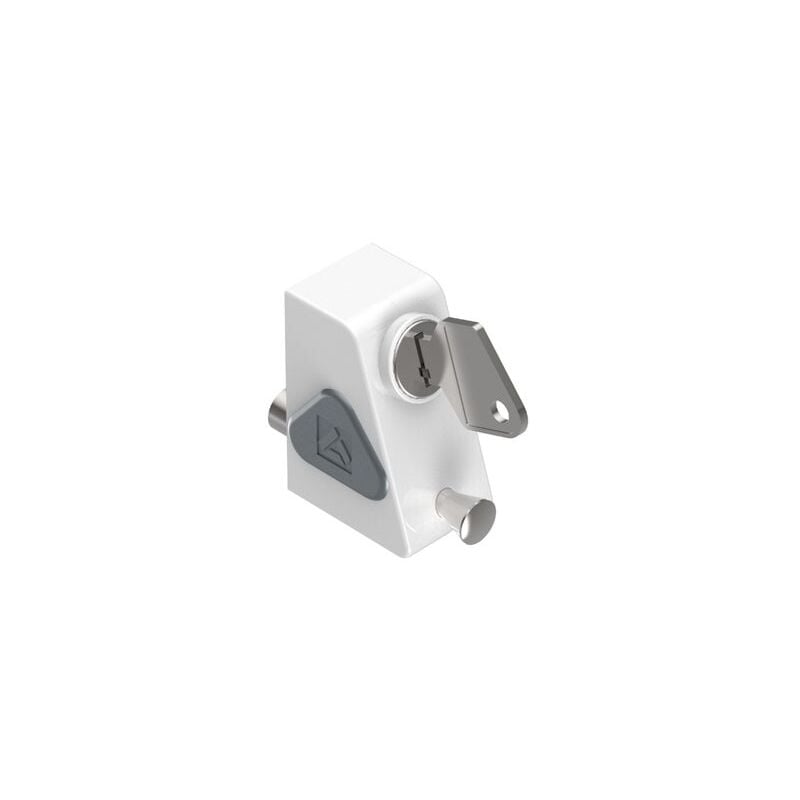 foto del prodotto serratura a chiave alma per porte scorrevoli ral 9010 bianco 9002 9010