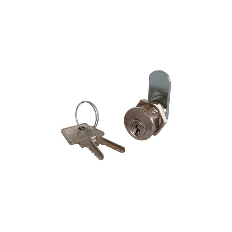 foto del prodotto serratura a cilindro leva dritta 22 meroni ottone satinato f.mm 20 l.mm 16